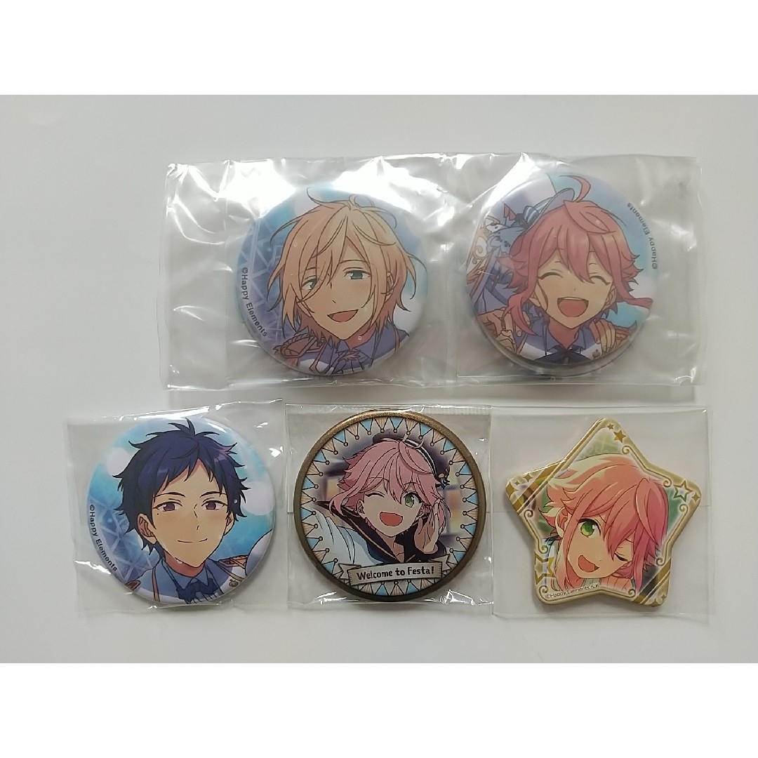 あんスタ キャラバッジ 缶バッジ 英智 渉 桃李 弓弦 fine あんスタ