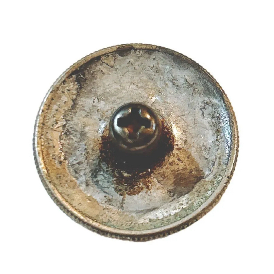 カナダ 1ドル銀貨 エリザベス2世 ピンバッジ 留め具 コンチョ カナダ 1