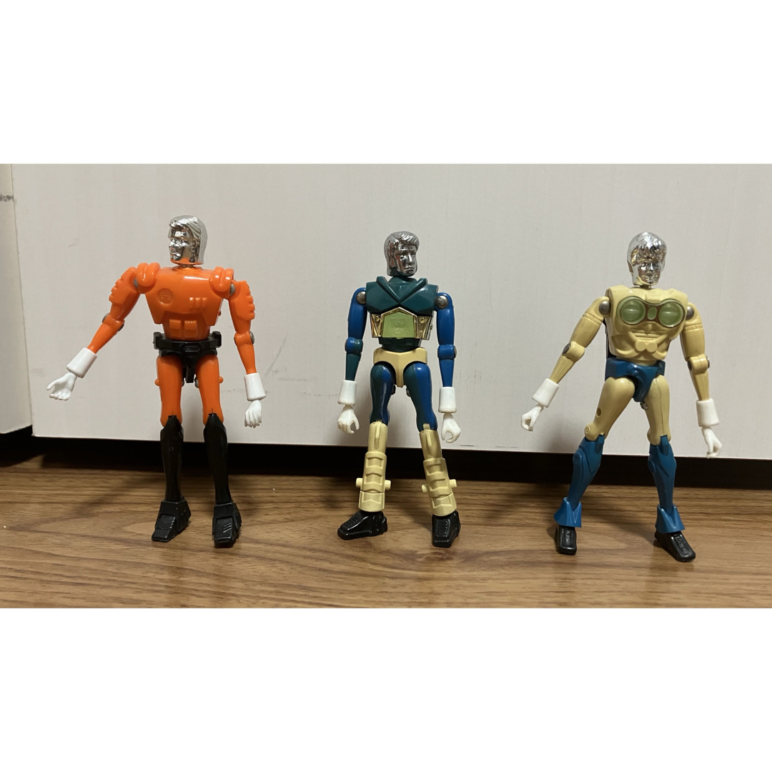 当時物「ミクロマン」3体セット ミクロマン 3体セット 当時物