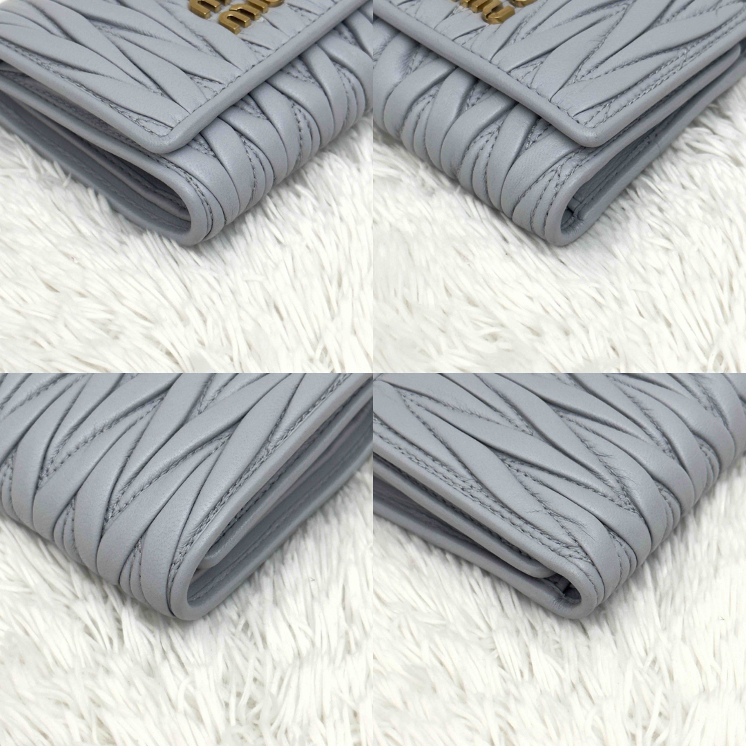 極上美品⭐️RFID内蔵 MIUMIU ミュウミュウ マテラッセ 財布 現行 MIU