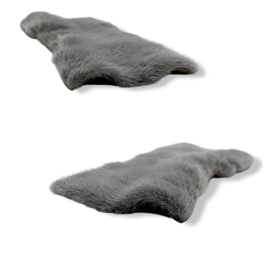 ヴァレクストラ ハンドルカバー ミンク ファー グレー系 イジィデ用