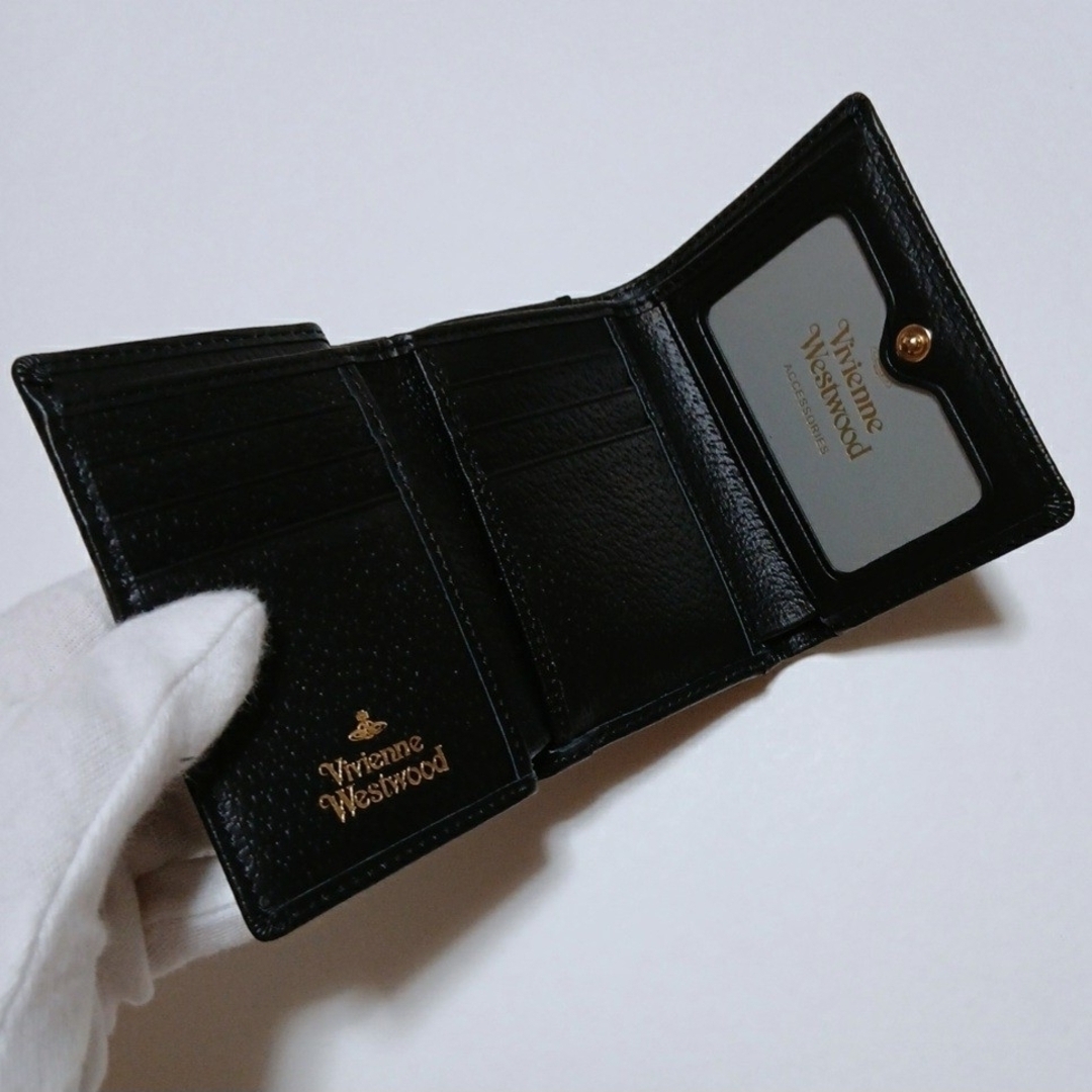 ヴィヴィアン ウエストウッド 913VW138 三つ折財布 ブラック