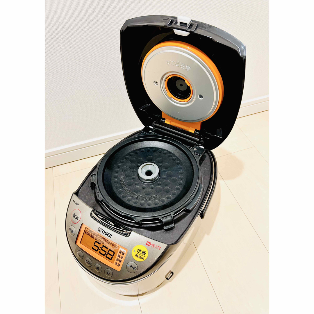 TIGER - 【TIGER 】タイガー IH炊飯ジャー JKT-S100ブラウンTの通販 by