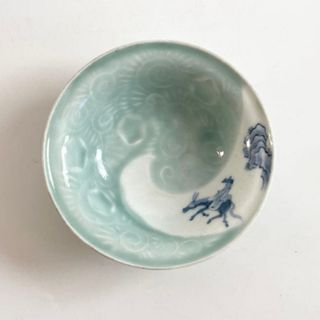 久世久宝 紫交趾 鶴首花入 共箱 花入 茶道具 【k3582】の通販 by