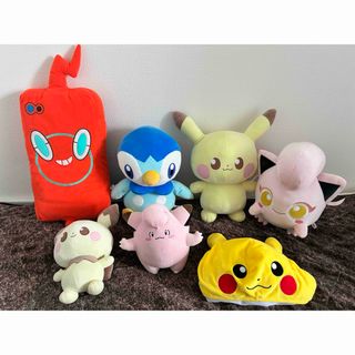 ポケモン - 美品☆ADB YOKOHAMAピカチュウぬいぐるみ 白×青 2017 限定