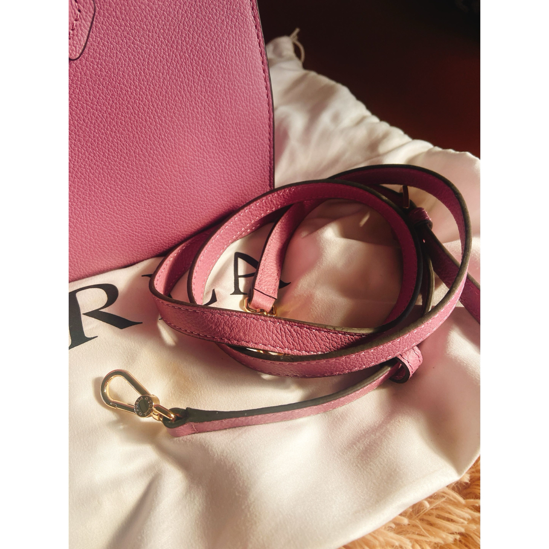 FURLA 2wayミニショルダーバック ファーバックピンク 新品未使用 楽天