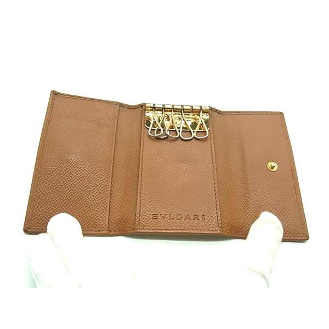 BVLGARI - BVLGARI ブルガリブルガリ レザー 6連 キーケース 鍵入れ