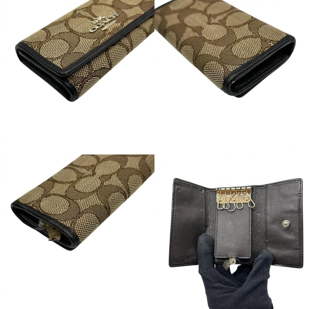 COACH - 【良品】コーチ COACH シグネチャー キーケース 5連 鍵入れ