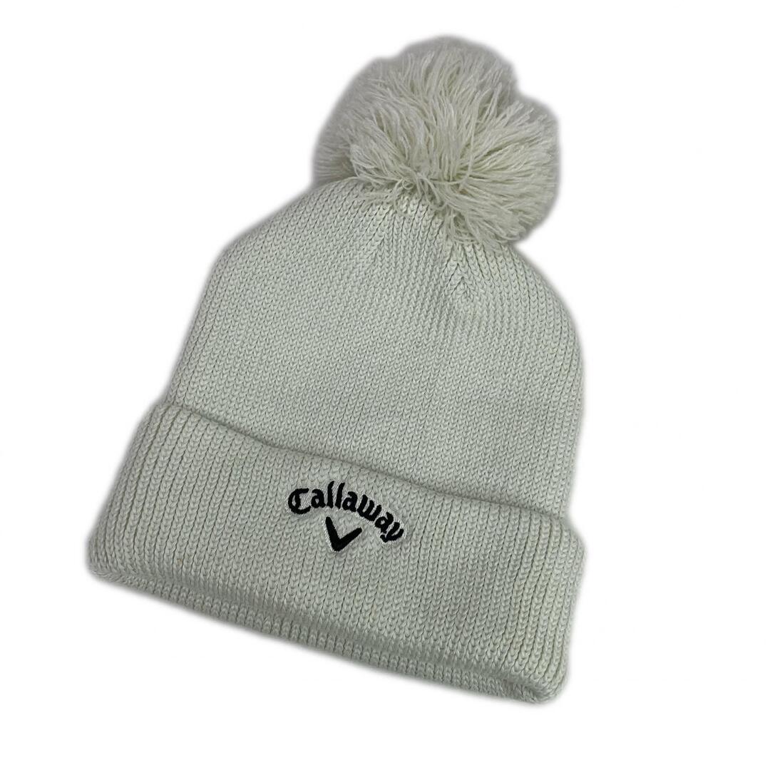Callaway - coco 中古 キャロウェイ Callaway ニット帽 フリー 白
