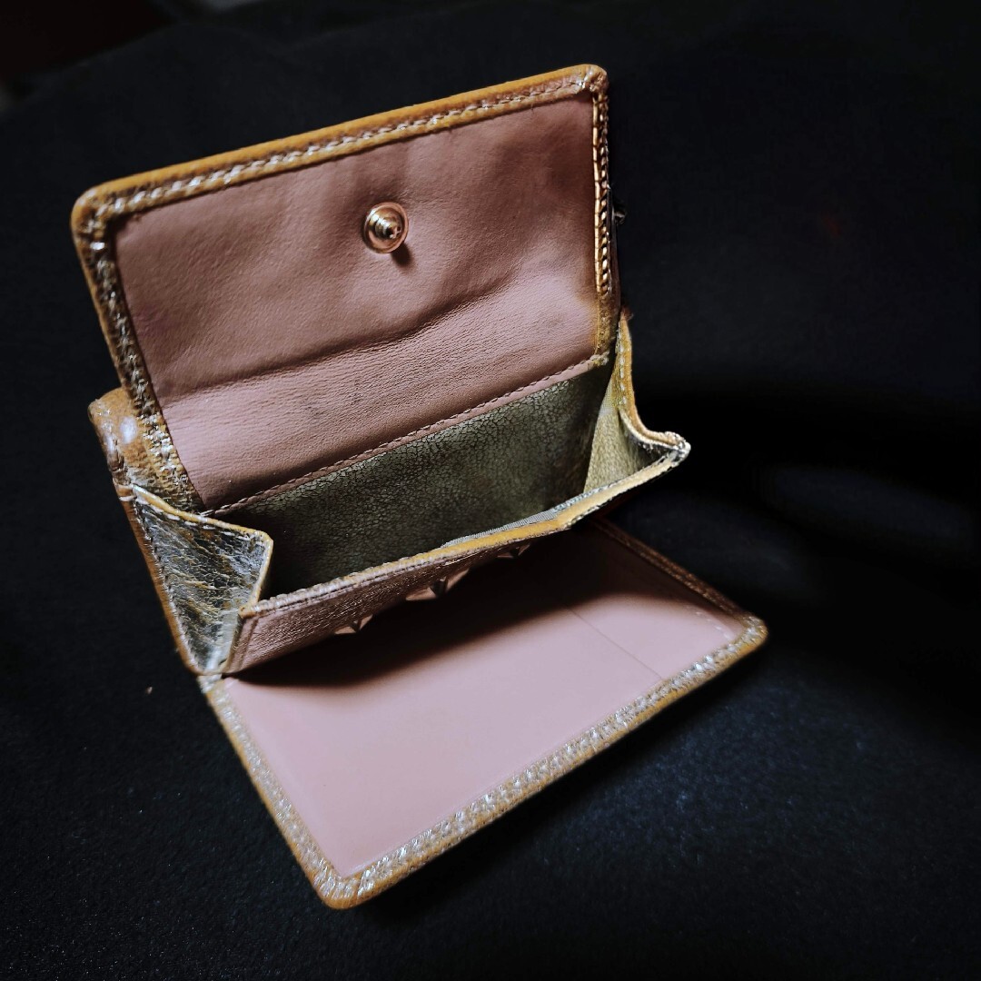 JIMMY CHOO - Jimmy choo 三つ折りミニ財布 ゴールド×シルバー スター