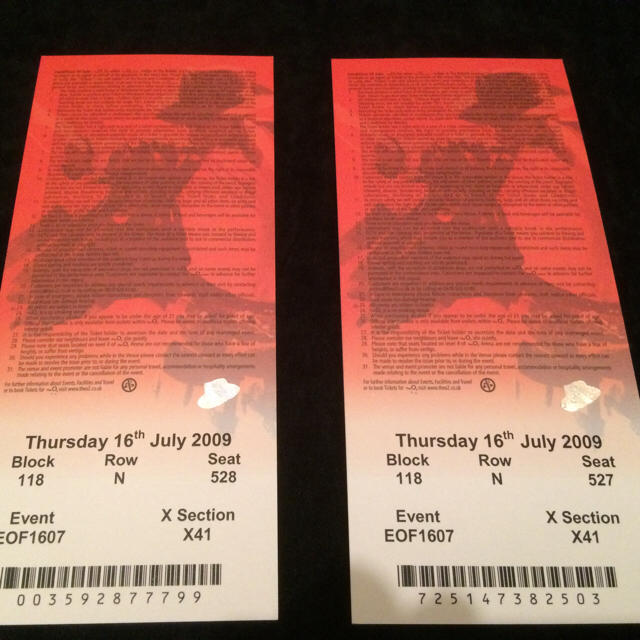 マイケルジャクソン THIS IS IT ライブチケット チケットマスター付き