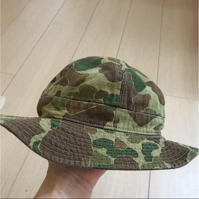 DENIM DUNGAREE 迷彩柄ハット S/M DENIM DUNGAREE 迷彩柄ハット S/M