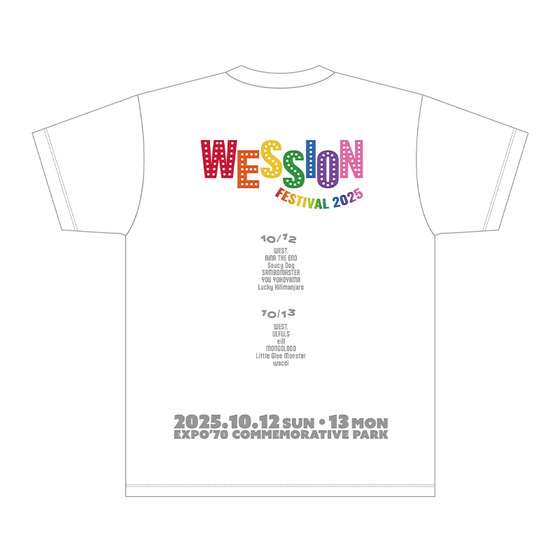 Lサイズ】CENTRAL FEST2025 オフィシャルTシャツ（WHITE） Lサイズ