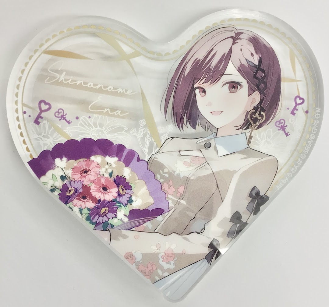 プロセカ 朝比奈まふゆ ハート型アクリルブロック 4th 感謝祭