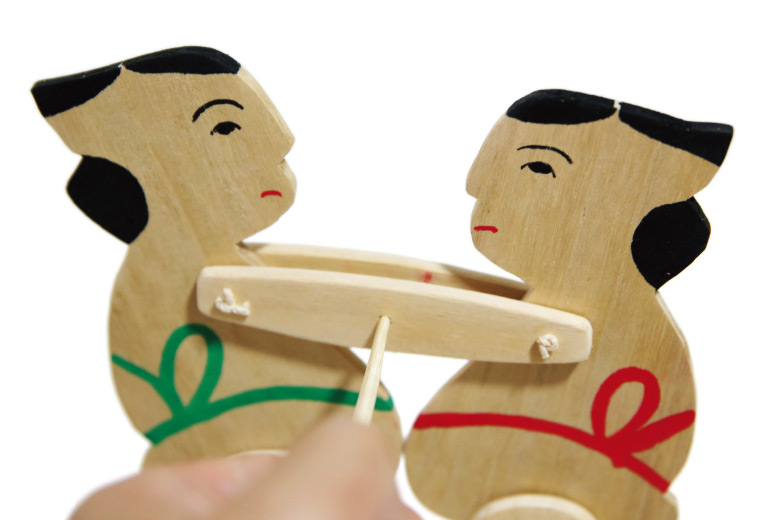 長門張子 角力 王鵬 横綱 民芸品 郷土玩具