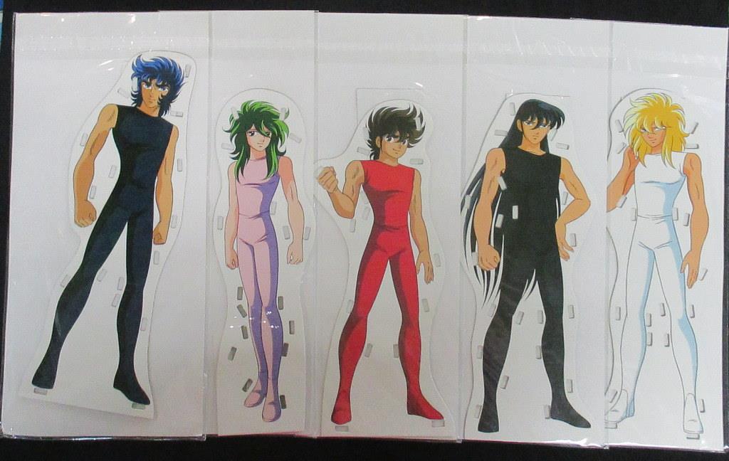 ムービック 聖闘士星矢 紙製着せかえスタンド(星矢・紫龍・氷河・瞬