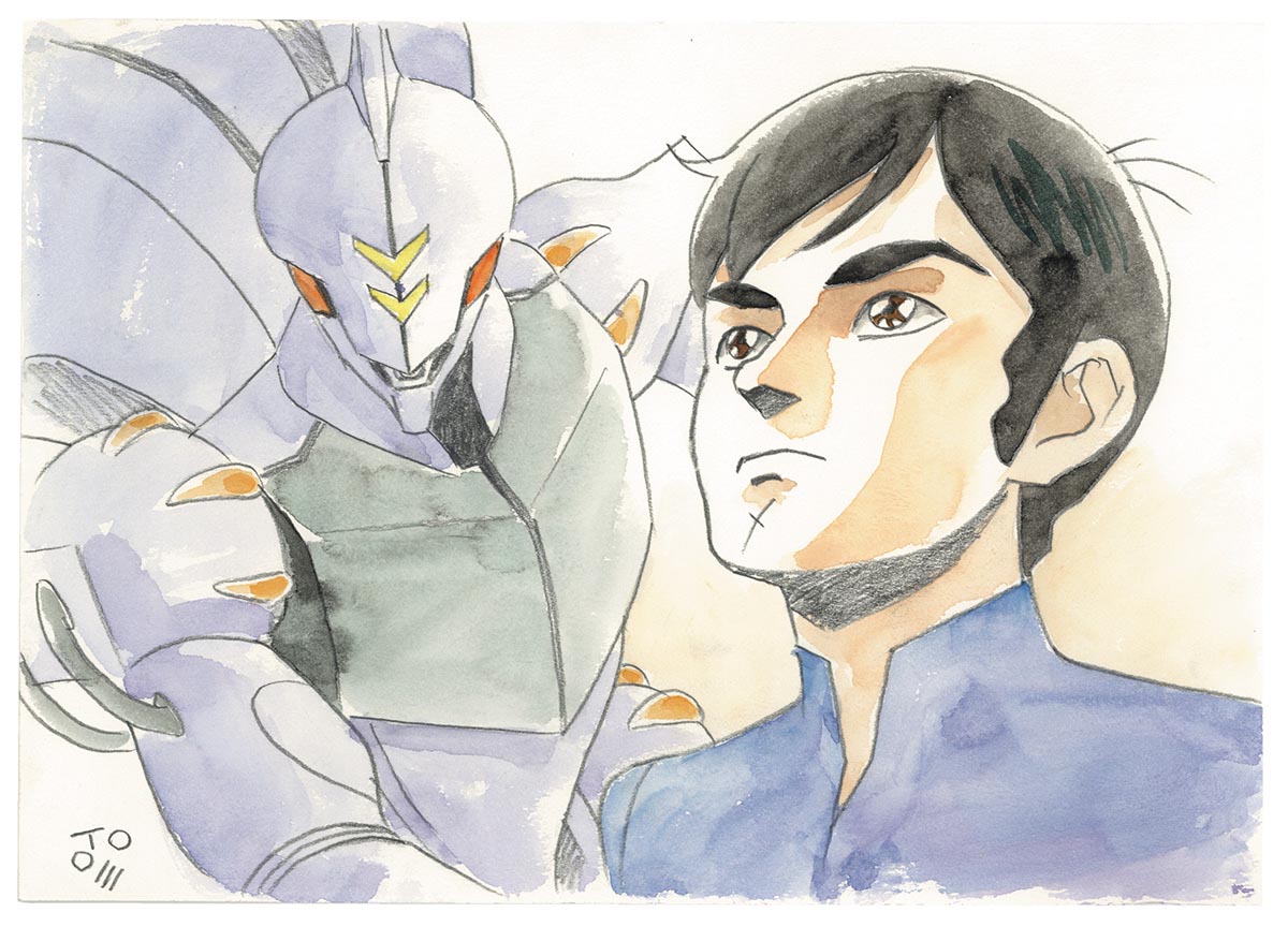 未開封 ダンバイン Blu-ray 特装限定版 湖川友謙 イラスト複製原画