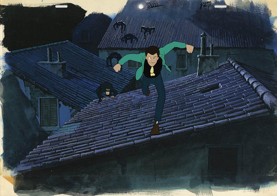 ルパン三世 ルパン 次元 アニメ セル画 背景付き ルパン三世次元大介