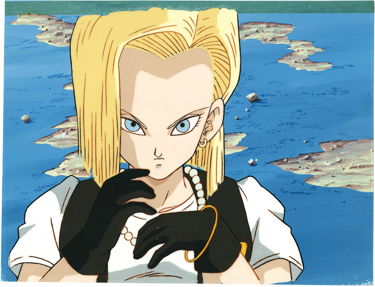 アウトレット ドラゴンボールZ 人造人間18号 セル画 ドラゴンボールZ