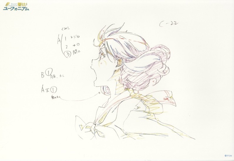 響け！ユーフォニアム」複製アニメ原画セット