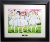 2066] 小山ゆう 直筆サイン入りカラー複製イラスト「あずみ」