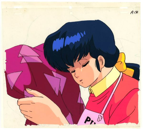 めぞん一刻 音無響子 五代くんセル画&原画？動画？セット 184 186 A29