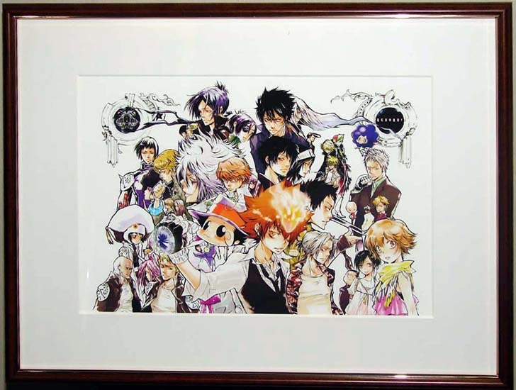 家庭教師ヒットマンREBORN!複製原画 天野明カラー複製原画「家庭教師