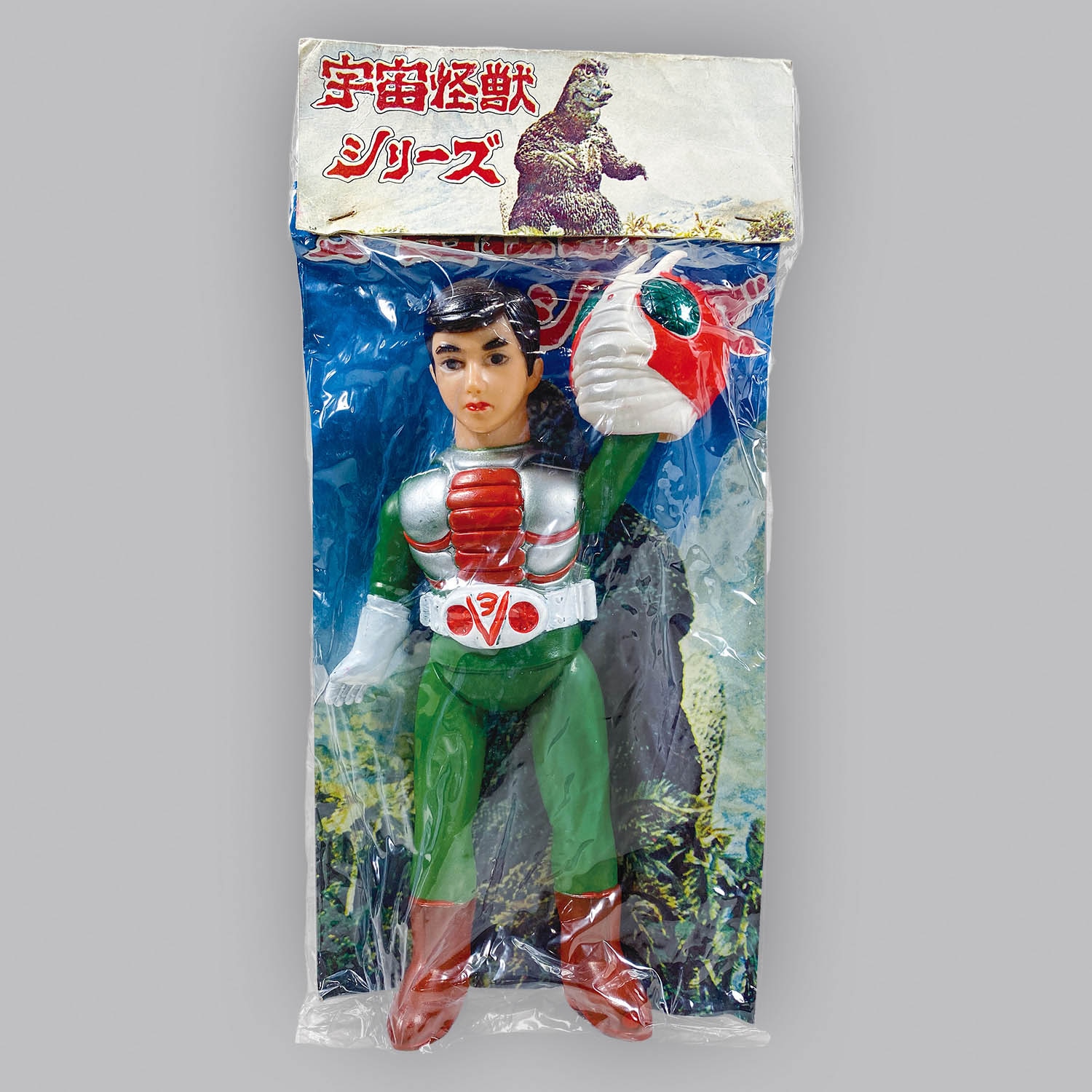 ソフビ 仮面ライダーV3 面取れ 当時物 昭和レトロ ソフビ 仮面ライダー