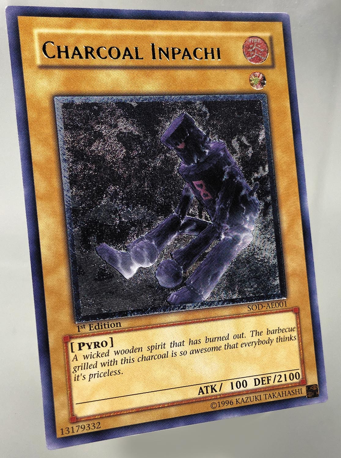 遊戯王 大木炭18 旧アジア版 レリーフ SOD-AE001 PSA9鑑定済〕☆旧