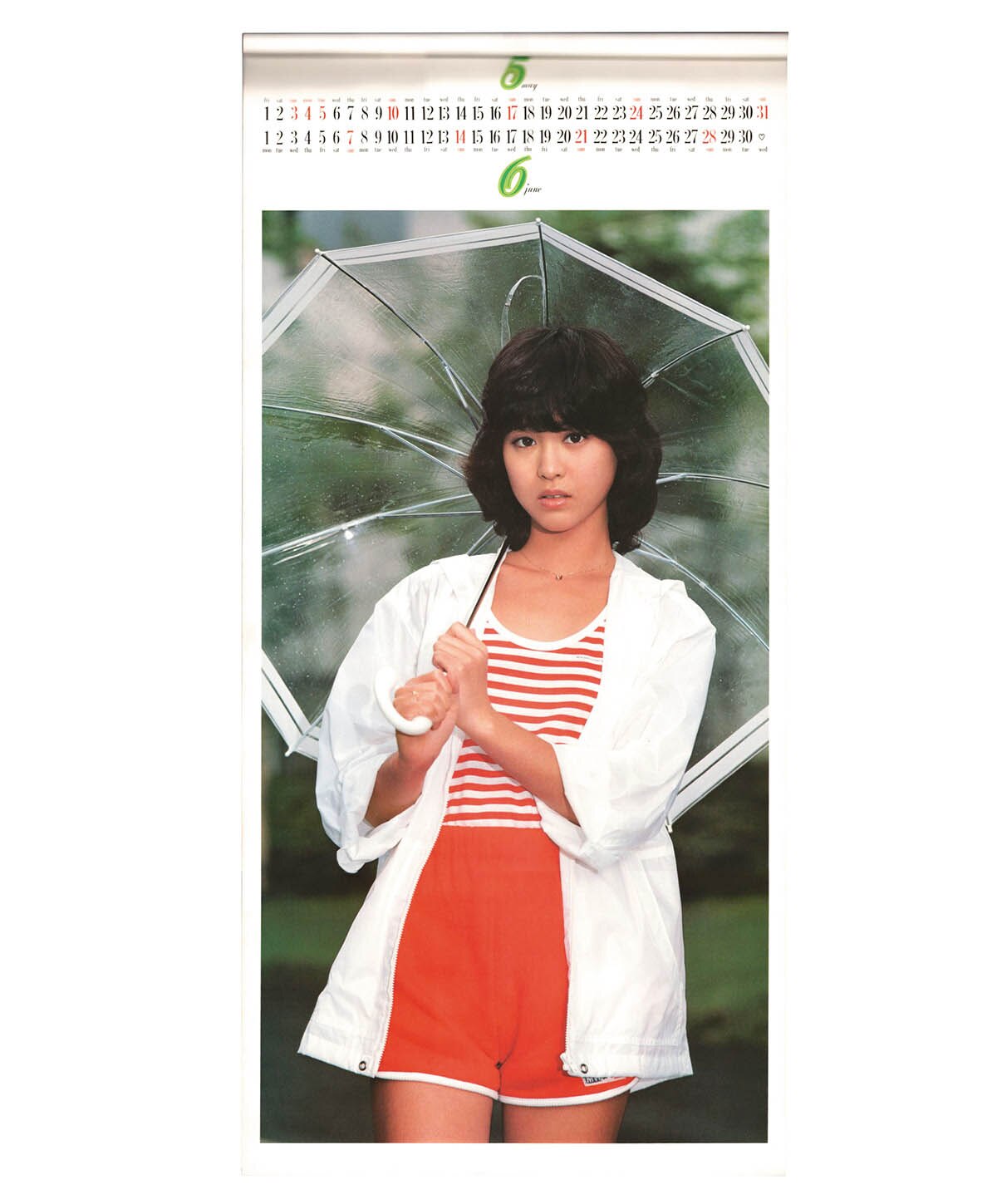 松田聖子 聖少女 1981年 カレンダー Yahoo!オークション - sa0310 松田