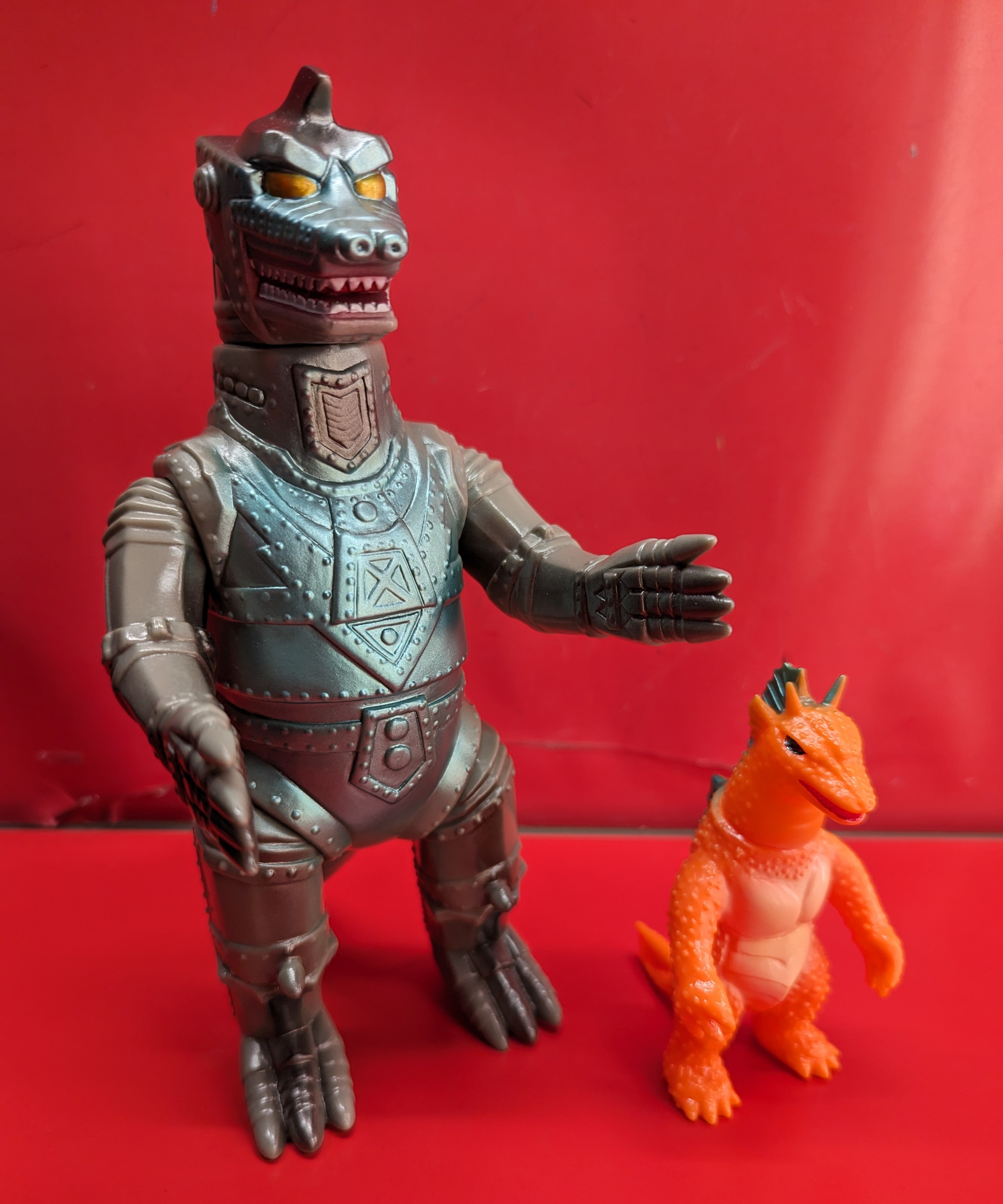 M1号メカゴジラ2 ミニチタノザウルスセットソフビブルマァクマルサン