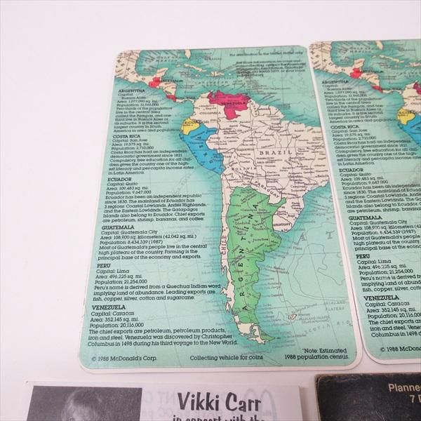 1970 アメリカ マクドナルド 紙もの ヴィンテージ レア 印刷物