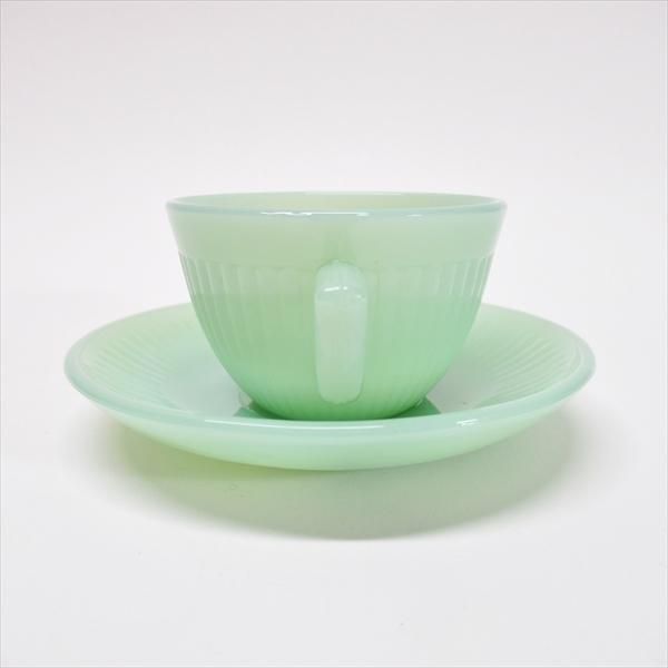 fire king デミタスカップ&ソーサー6客セット fire king デミタス