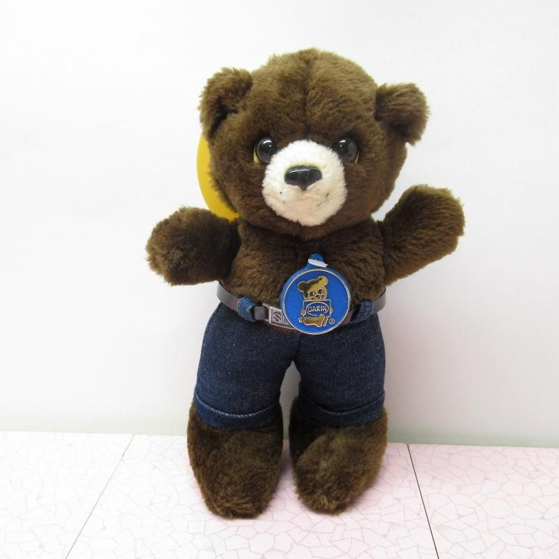 タグ付☆ビンテージ 1970's DAKINスモーキーベア フィギュアソフビ人形
