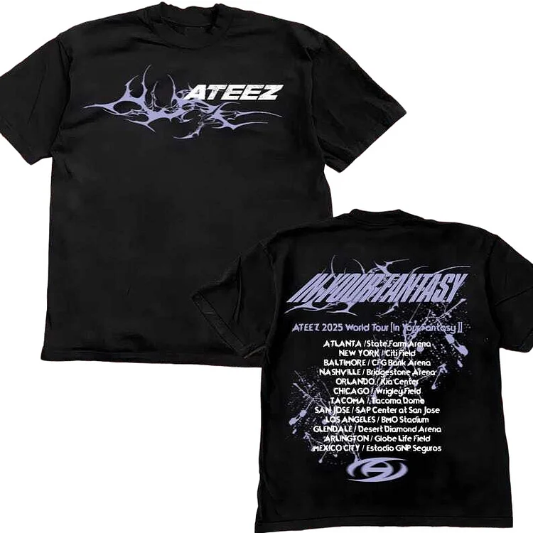 ATEEZ 2025 アメツ 限定 US T-SHIRT TOUR ver. 2025 ATEEZ In Your