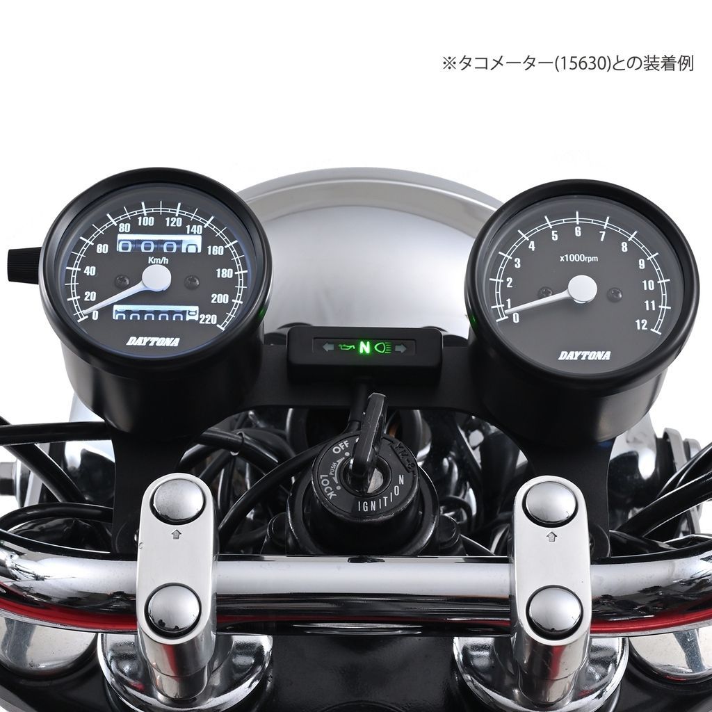 Webike | DAYTONA デイトナ 機械式スピードメーター 220km／h SR400