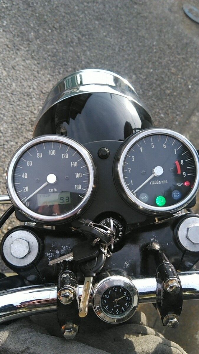 W650 純正スピードメーターバイクメーター 回転数計 速度計