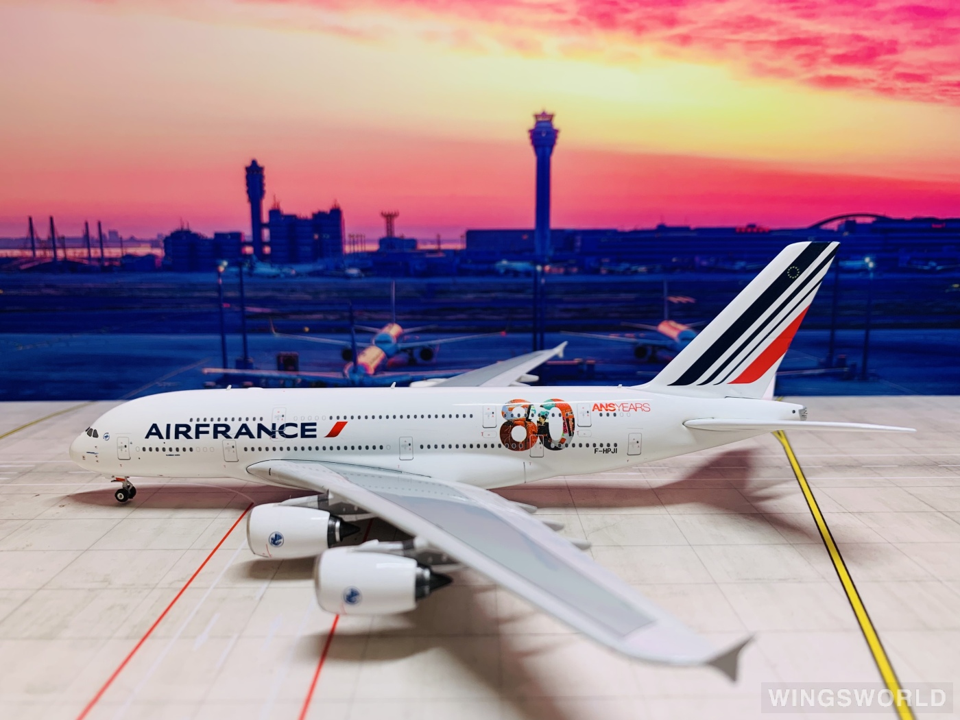 エールフランス A380 Aviationtag 紺色 エールフランス A380