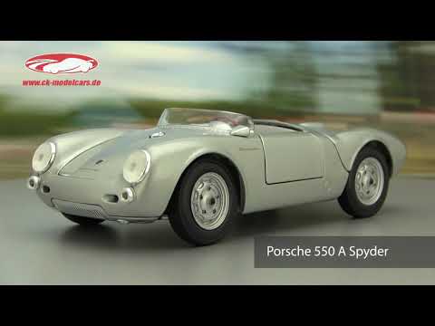 Maisto 1:18 ポルシェ 550 A Spyder 年 1950 銀 完成モデル 31843