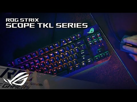 ROG Strix Scope TKL 銀軸 sv/jp ゲーミングキーボード ROG Strix