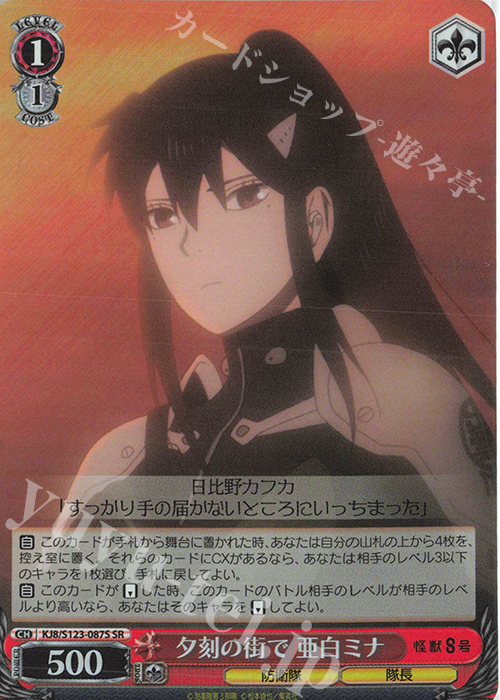 ヴァイスシュヴァルツ 怪獣8号 守りたい日常 亜白ミナ SSP ヴァイス