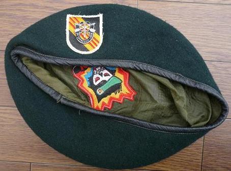 米軍実物装備コレクション紹介byビッキー:米陸軍特殊部隊群用グリーン