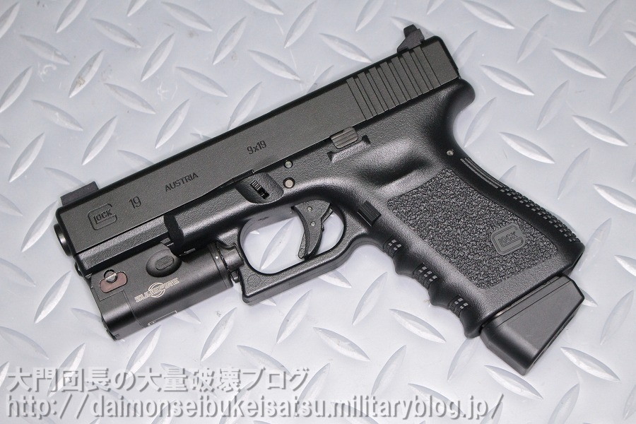 東京マルイ Glock19 Gen4 ガスブローバック マガジン2本 大門団長の
