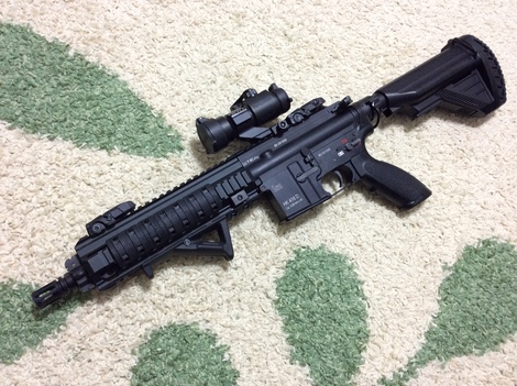 HK416 ボルトキャッチ 実物 ドイツ 官給 ボルトストップ HK416 ボルト