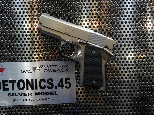 MGCABS樹脂製モデルガン デトニクス45 フレームシルバーSPG合法品