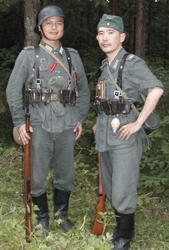 ⊞ドイツ軍＊野戦用＊義勇軍＊4連略綬（実物） ⊞ドイツ軍