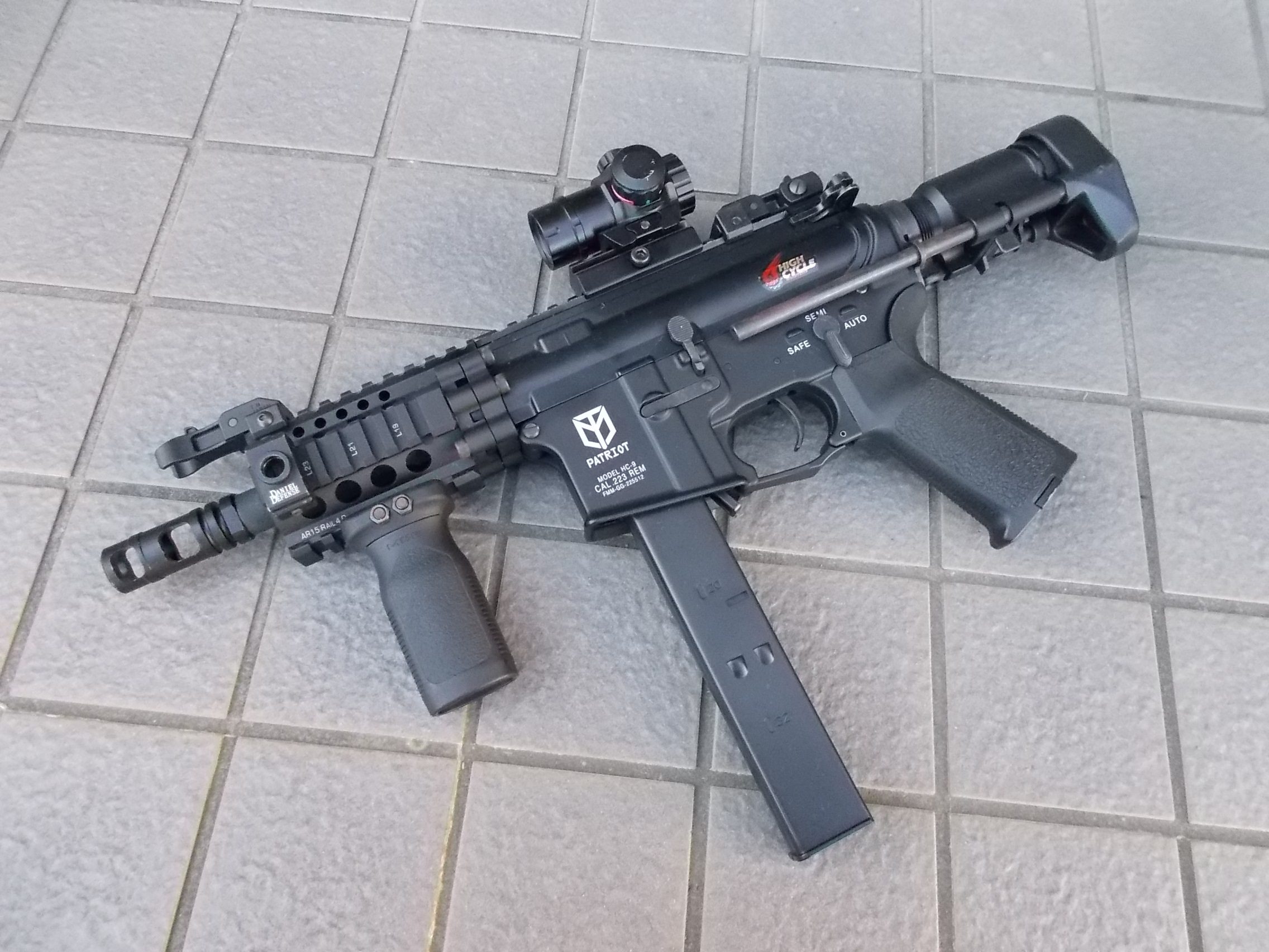 東京マルイ M4パトリオット HC 弾速 93m/s 外装,メカチューン仕様