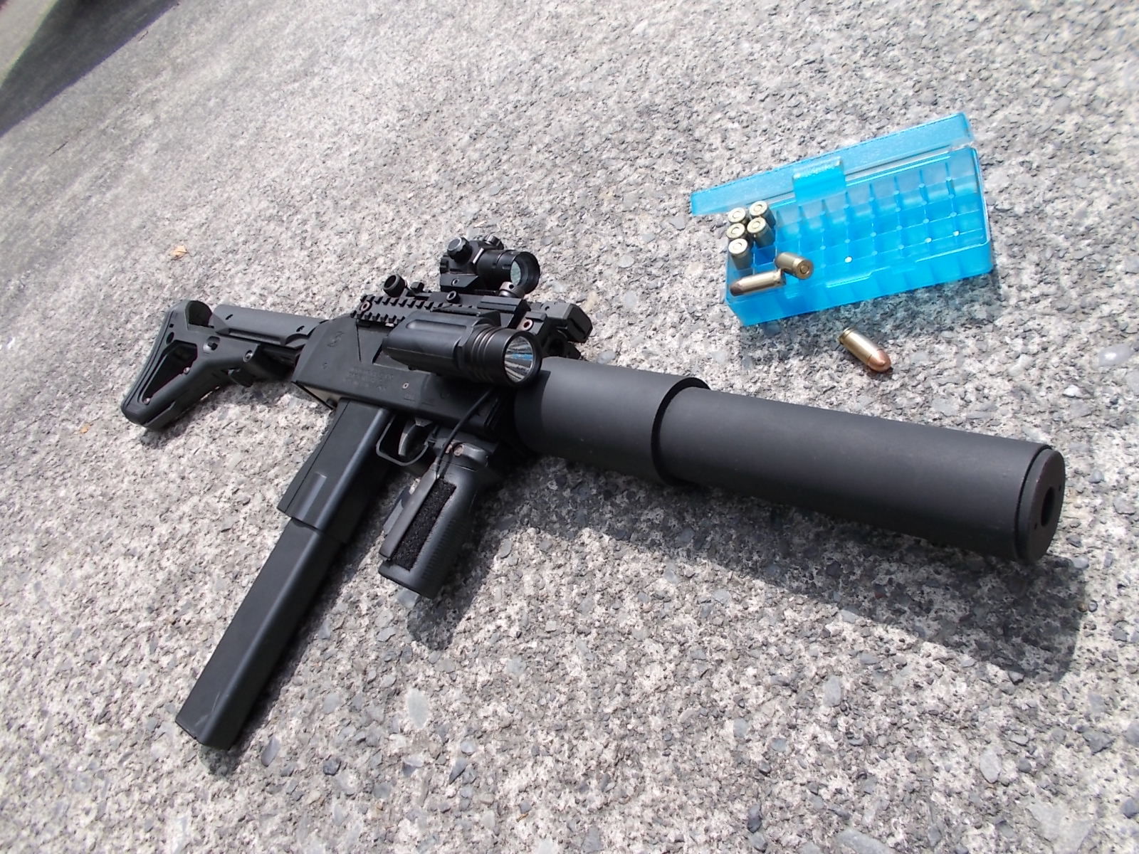 マルイ電動ガンMAC10カスタムストック マルイ 電動コンパクト