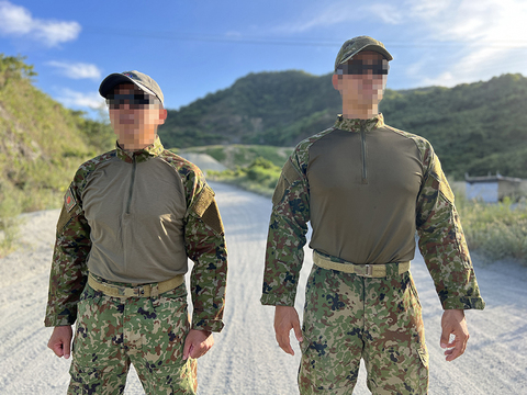 夏5B 陸上自衛隊 リップストップ 迷彩服 陸自 コンバットシャツの元に