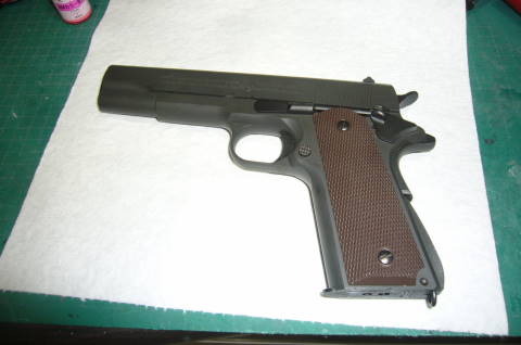 東京マルイ ガバメント ダメージ塗装 カスタム 改修品 10禁 東京マルイ